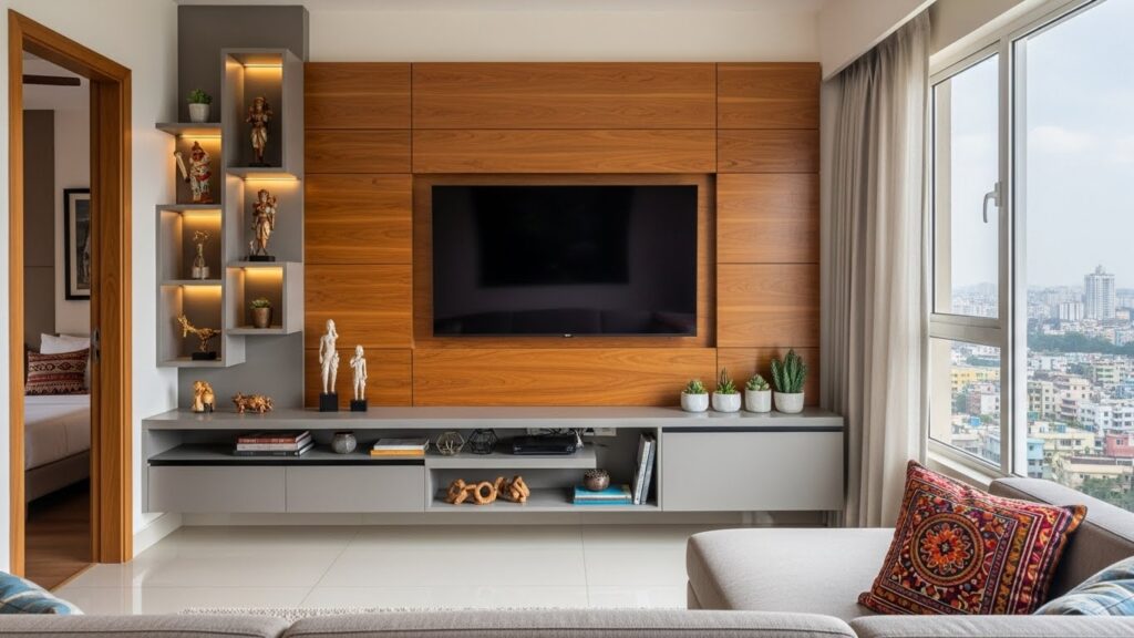 TV wall & living storage in Kolkata