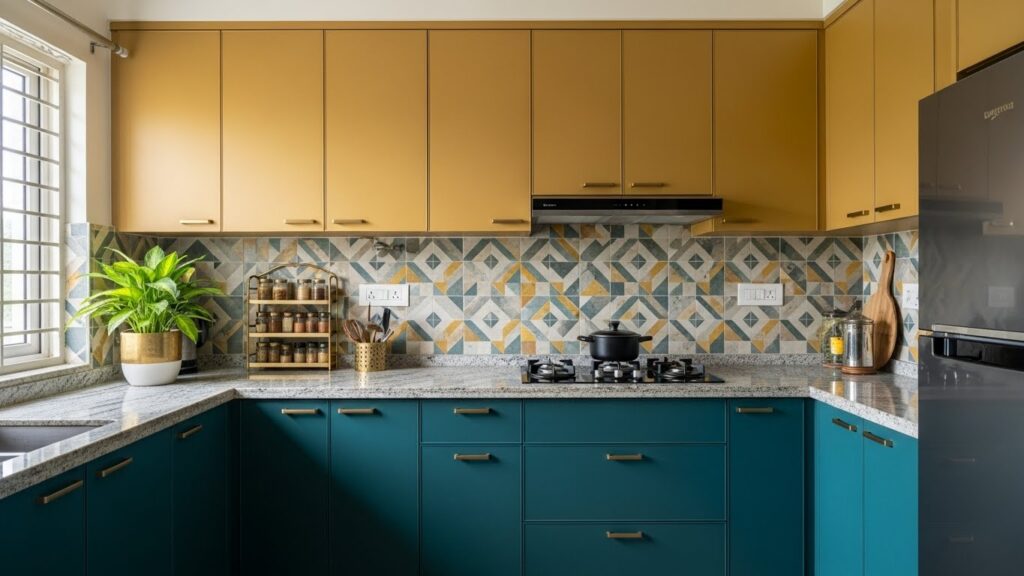 latest modular kitchen colour combination
