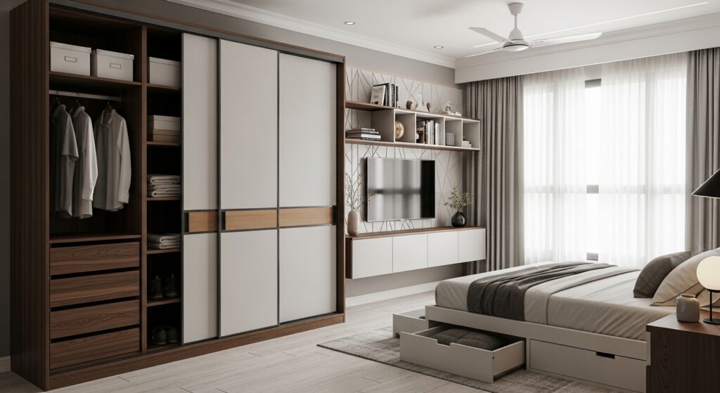 Floating Shelves for Smart Wall Storage